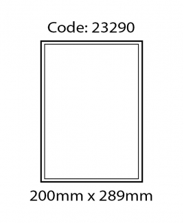 ABBA 23290 Laser Label [200mm x 289mm]